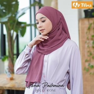 UZMA PASMINA by NIBRAS HIJAB KERUDUNG PASHMINA PASMINA NON TALI