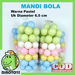 DINOTOYS Bola Pastel isi 25pcs 50pcs 100pcs Cocok Untuk Mandi Bola di Rumah Kami Menyediakan Kolam INTEX BESTWAY Bayi Peralatan Bayi Mainan Anak Dan Pelampung Anak