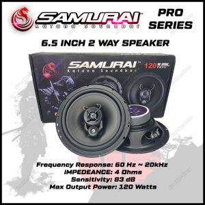 Samuraikatana Soundbar PRO SERIES 6.5 Inch 2 WAY MID BASS Speaker 120W Max Power Car Speaker Kereta Speaker Audio System Grantee Best For Proton Perodua Toyota Honda Nissan Etc