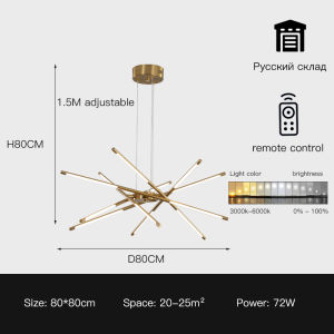 Modern LED Ceiling Chandeliers for Dining Room Bedroom Living Room Dimming Lustre Pendant Lights Interior Lighting Fixtures