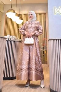 gamis silk inara premium grade A motif terbaru elegan