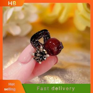HB Cute Mini Grab Clip Womens Head Shark Clip Small Elegant Rhinestone Hairpin Hair Clip Barrettes Headwear Hair Accessories