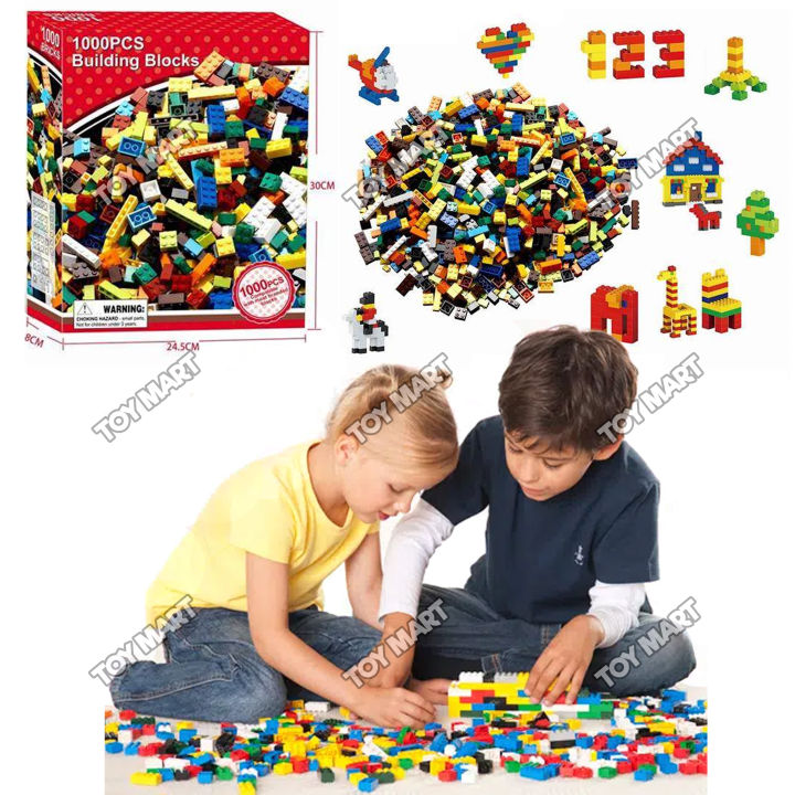 DIY 1000pcs Building Blocks Education Toy - Creative Building Play Set ...