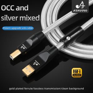 ATAUDIO Hifi USB Cable DAC A-B C-B C-C Digital AB Audio A to B High-End Type A to Type B Hifi USB OTG TypeC Cable