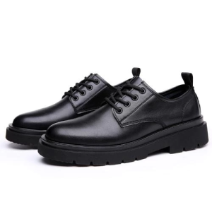 2025 Men Genuine Leather Shoes British Style Business Casual Shoes Black Leather Shoes For Men Formal Shoes School Shoes
