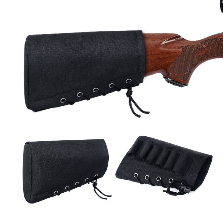 thumbnail image 2 of 2-Pack Tactical 12GA Shotgun Shell Buttstock Ammo Pouch - 6 Rounds Each 2 of 5