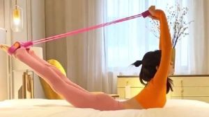 Workout Exercise Gym Set In House Training 4 Tube Pedal Pull Rope Yoga Latex Resistance Band