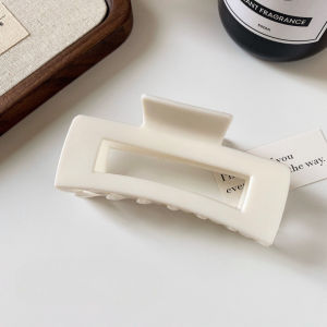 Jepit Rambut Elastis Jepitan Persegi Panjang Jedai Claw Clips Anti Patah HM1093