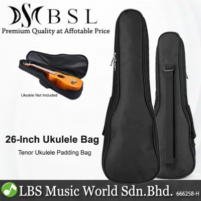 BSL 21 23 and 26 Inch Water Resistance Ukulele Carrying Shoulder Bag or Soft Case