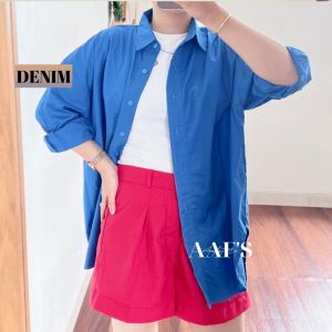 Olivia Shirt / Kemeja Linen Wanita Oversize / Atasan Wanita Linen / Kemeja Wanita Oversize