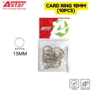 ASTAR Card Ring / Binder Ring / Key Ring (PRICE FOR 1 PACK)