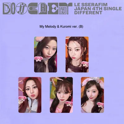 clu SSERAFIM LE LOMO 5PCS/Set Card Different Sanrio Postcards Collection KPOP Stars Periphery ulc