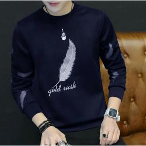 Kedai_baju Kaos Pria Lengan Panjang Agus Navy -SR