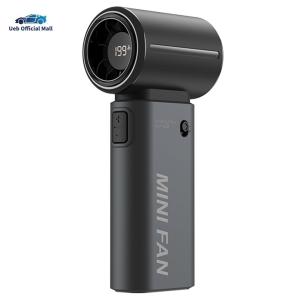 Ueb Official Mall ✪ Personal Cooling Fan 199 Speeds Mini Pocket Fan 3600mAh Rechargeable with Digital Display for Travel Outdoor Beach Essentials