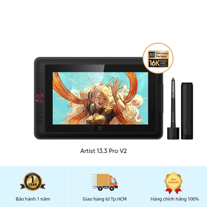 XPPen Artist Pro V2 Màn hình hiển thị bản vẽ Màn hình 133