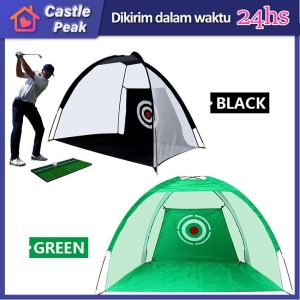2M Jaring Golf Untuk Latihan Golf Dalam Ruangan Portabel Dapat Dilipat Golf Pracice Chipping Net