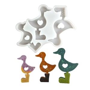 High Quality Silicone Mold For Crafting Rain Boot Duck Decorations Suitable For Various Casting Materials