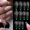550Pcs/box Born Pretty Matte False Tips Soft Gel Tips Nail Extension Tool Artificial Nails False Nails. 
