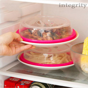 ฝาครอบอาหาร คอนโดเก็บอาหาร ฝาปิดอาหาร ฝาครอบสูญญากาศ ถนอมอาหาร วางซ้อนกันได้ กันฝุ่น กันแมลงวัน พร้อมส่ง 10 ชุด