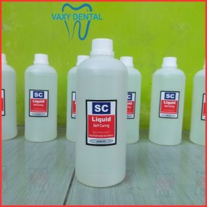 Minyak SC isi 1 liter Gi² Palsu Self Curing 1000ml cairan bahan pembuatan rahang gigi palsu tanpa rebus otomatis instan lepas pasang tanpa godok