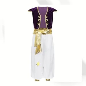 Halloween Movie Aladdin and the Magic Lamp cos Clothing Prince Aladdin cosplay Realistic performance costumes for children