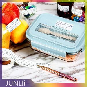 JUNLIi 500PCS/ROLL KITCHEN Sticker ตู้เย็นตู้แช่แข็ง Food Storage date Content LABEL