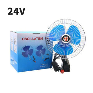 6/8 Inch Clip-On Car Portable Fan Summer Cooling Fan Truck Vehicle Strong Wind Air Cooler Fan Portable Car 12V/24V vehicle fan
