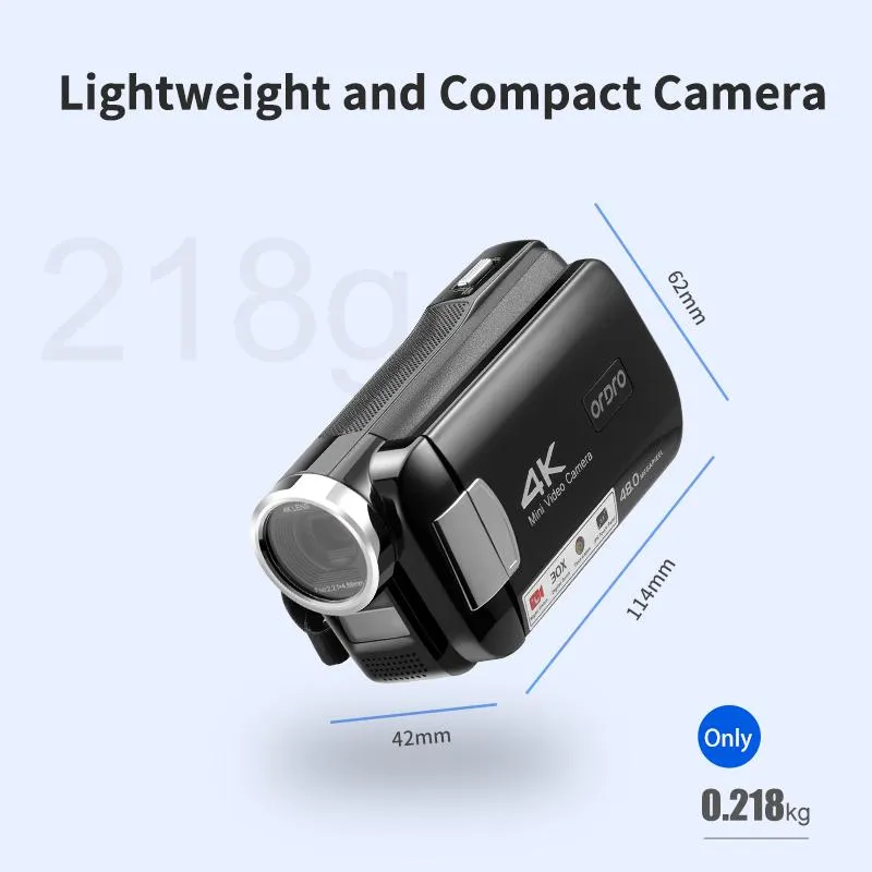 ORDRO 4K ビデオカメラ AC2 - ビデオカメラ