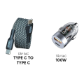 UHero Tẩu sạc nhanh 100w, tẩu sạc ô tô nhỏ gọn TSN-01 hai cổng USB, typeC phù hợp các loại xe, các loại  thiết bị di động Phụ Kiện Phụ Tùng. 