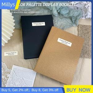 Millys Nail Art Mảnh Lưu Trữ Cuốn Sách Công Suất Lớn Triển Lãm Ảnh Album Thẻ Clip Hiển Thị Hội Đồng Quản Trị Tự Làm Đơn Giản Album Lưu Trữ Cuốn Sách