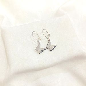 Anting Korea Wanita Titanium Anti Karat Kupu Kupu Earing Aksesoris Fashion Murah