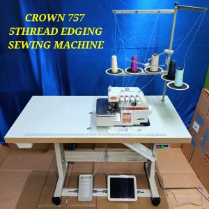 CROWN OVERLOCK/EDGING SEWING MACHINE MODEL:757 MODEL:747 MODEL:737