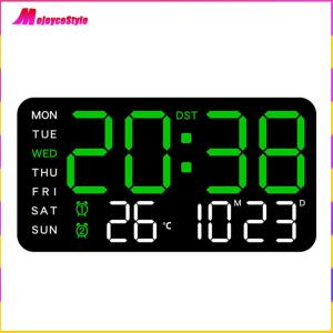 【NEW】 Digital Alarm Clock Electronic Wall Clock Large Number Display for Students