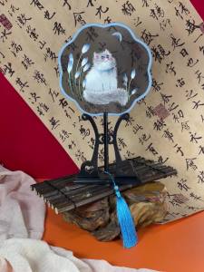 ร่มกลมปักสองด้าน สไตล์โบราณ ร่มกลมปักสองด้าน ร่มกลมปักซูโจว สไตล์จีนโบราณ