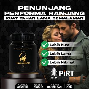 Madu HEALSMAN Gingseng 245GR - Suplemen Stamina Pria Tambah Keras & Tahan Lama