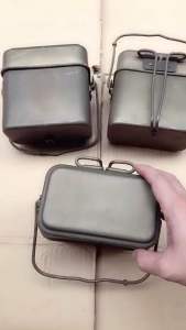 Cà mèn đựng đồ ăn có 2 ngăn đựng trong 1 rất chắc chắn không rỉ sét tiện lợi và dễ sử dụng Hộp Giữ Nhiệt Thực Phẩm - Lazada