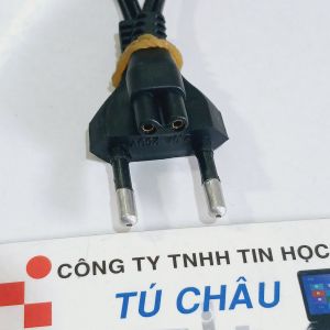 Cáp nguồn cho tăng đơ / Cáp số 8 lổ tròn dài 25Cm (Đầu cắm (D X R): 10mm X 4.8mm)