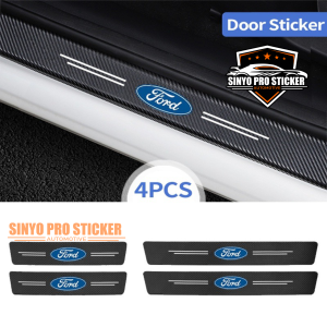 STIKER STICKER CARBON 3D SILLPLTAE SILL DOOR PENGAMAN ANTI GORE PINTU MOBIL FORD FIESTA ECOSPORT FOCUS RANGER DOUBLE CABIN ESCAPE EVEREST 1/4/5/8/9 PCS