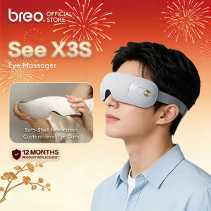 🔥Breo Smart Eye Massager X3S Portable Hot Compress Eye Massager Relief of Tired Eyes Enjoy Eye Spa