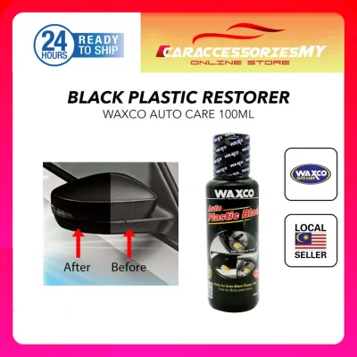 WAXCO Black Auto Plastic Colour Restorer Rubber Black Restore Trim Kereta kembalikan warna plastik Kilat plastic coating