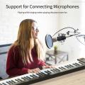 ammoon 61-Key Foldable Electronic Piano Multifunctional Electronic Organ Folding Digital Piano 61 Keys Sensitive Piano Keyboard with LCD Display Built-in Rechargeable Battery BT Connectivity Portable Musical Instrument with Piano Bag/Sustain Pedal. 
