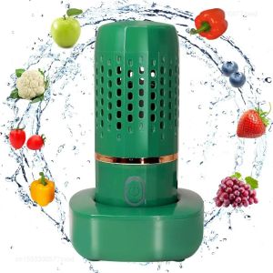 VB45D Mini Fruit Vegetable Washing Machine Portable Wireless Food Cleaner Multifunctional Ultrasonic Food Purifier Kitchen