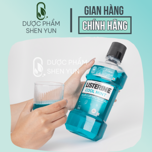 Nước súc miệng Listerine diệt khuẩn giúp thơm miệng giảm hôi miệng  - 750ml