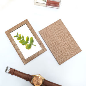 Cermin cewek croco persegi kaca rias polos aesthetic mini lucu souvenir cermin mini simple