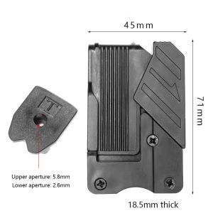 FLYING Universal Quick Release Buckle ABS Quick Attach Tape Measure Holder Aluminum Alloy Belt Tool Holder Hammer Wrench