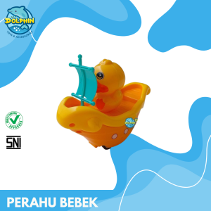 Mainan Kapal Bebek Air – Mainan Anak Teman Mandi Lucu & Mengapung Cocok untuk Bayi & Balita