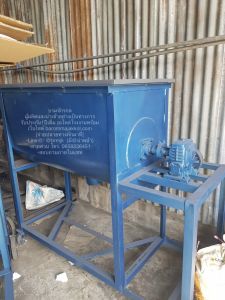 เครื่องผสมปุ๋ย เครื่องผสมอาหารสัตว์แนวนอน ขนาด 100-200kg.ราคารวมและไม่รวมมอเตอร์2แรง#3500