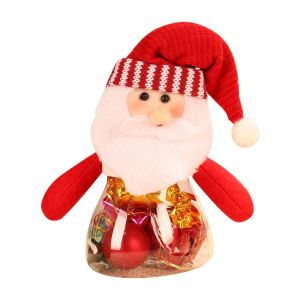 XYAX Santa Claus Christmas Candy Jar mpty Snowman Suger Case New Year Moisture-proof Christmas Candy Box Home