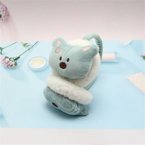 1*Winter Plush Earmuffs Cartoon Bear Winter Cold Ear Protection Warm for Baby Children Boy Girl Adjustable Earflap Ear-muffs Ear Cove