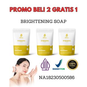HEMAT 3PCS Queensi Soap Care  Brightening Soap Membantu Mencerahkan Mengatasi Jerawat dan Bintik hitam
